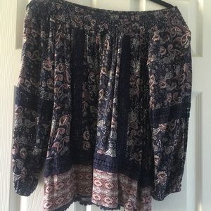 Off the shoulder blouse